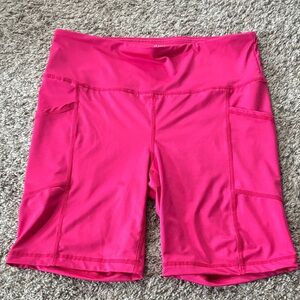 J. Dow fitness Women's Pink Athletic bike Shorts